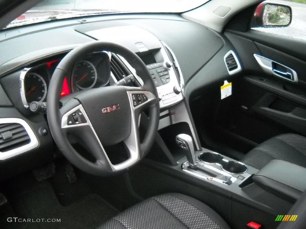 Jet Black Interior 2011 GMC Terrain SLE AWD Photo #47113589