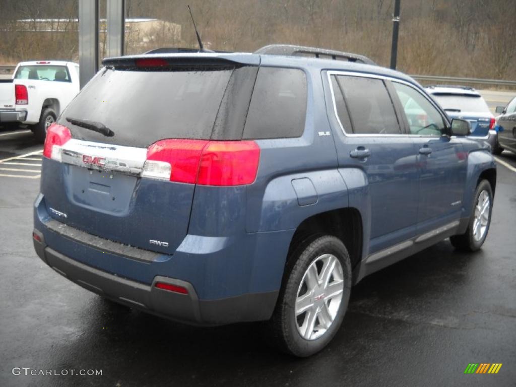 Steel Blue Metallic 2011 GMC Terrain SLE AWD Exterior Photo #47113796
