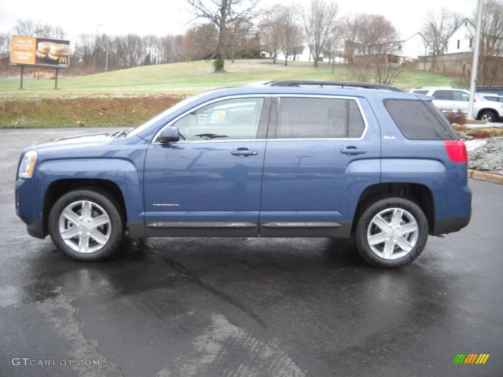 Steel Blue Metallic 2011 GMC Terrain SLE AWD Exterior Photo #47113823