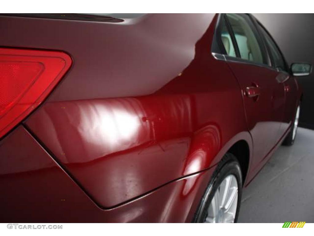 2007 MKZ Sedan - Merlot Metallic / Sand photo #24