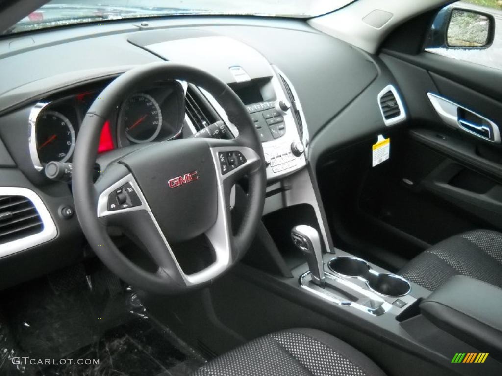 Jet Black Interior 2011 GMC Terrain SLE AWD Photo #47113841