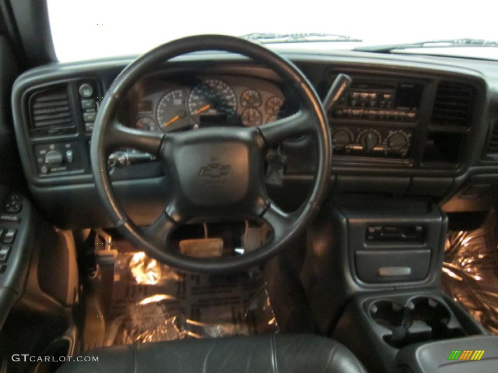 2002 Silverado 1500 LT Crew Cab 4x4 - Light Pewter Metallic / Graphite Gray photo #3