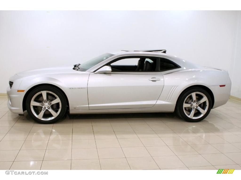 2010 Camaro SS Coupe - Silver Ice Metallic / Black photo #4