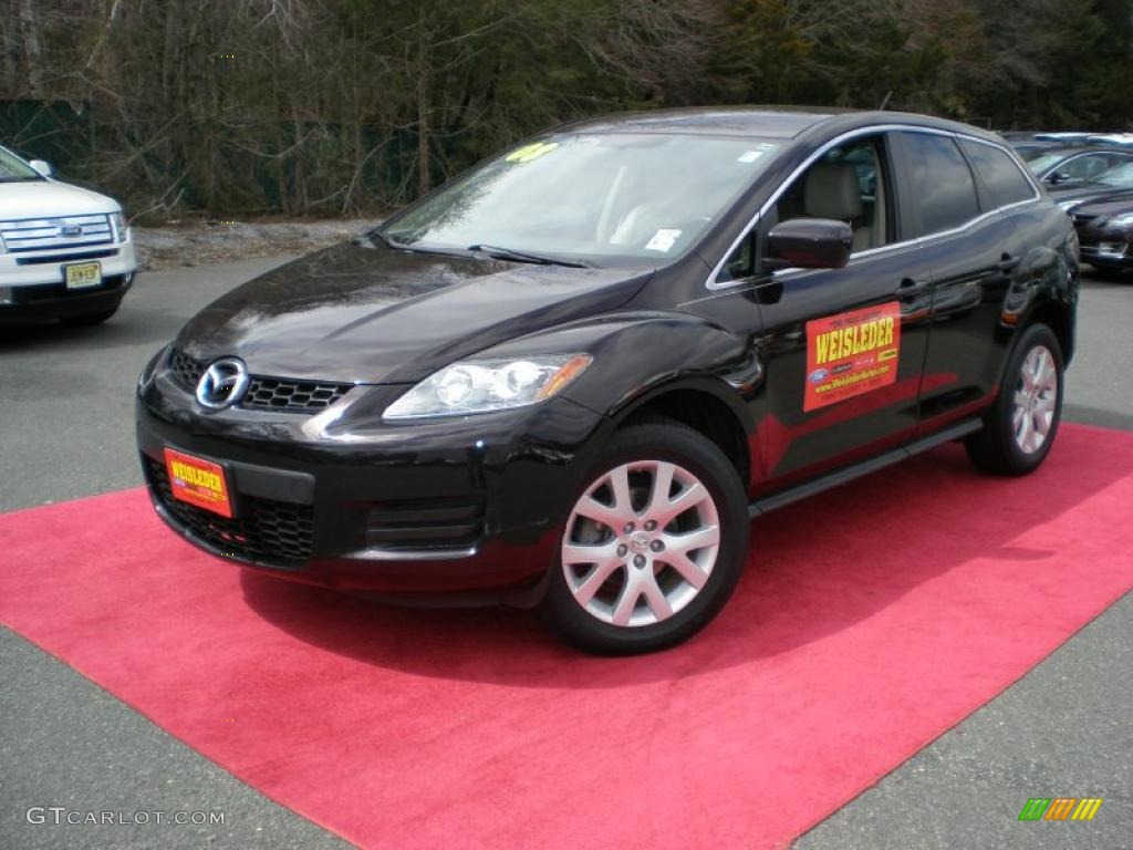 2008 CX-7 Touring - Black Cherry Mica / Sand photo #1