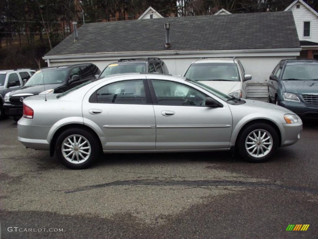 2003 Sebring LXi Sedan - Bright Silver Metallic / Dark Slate Gray photo #9