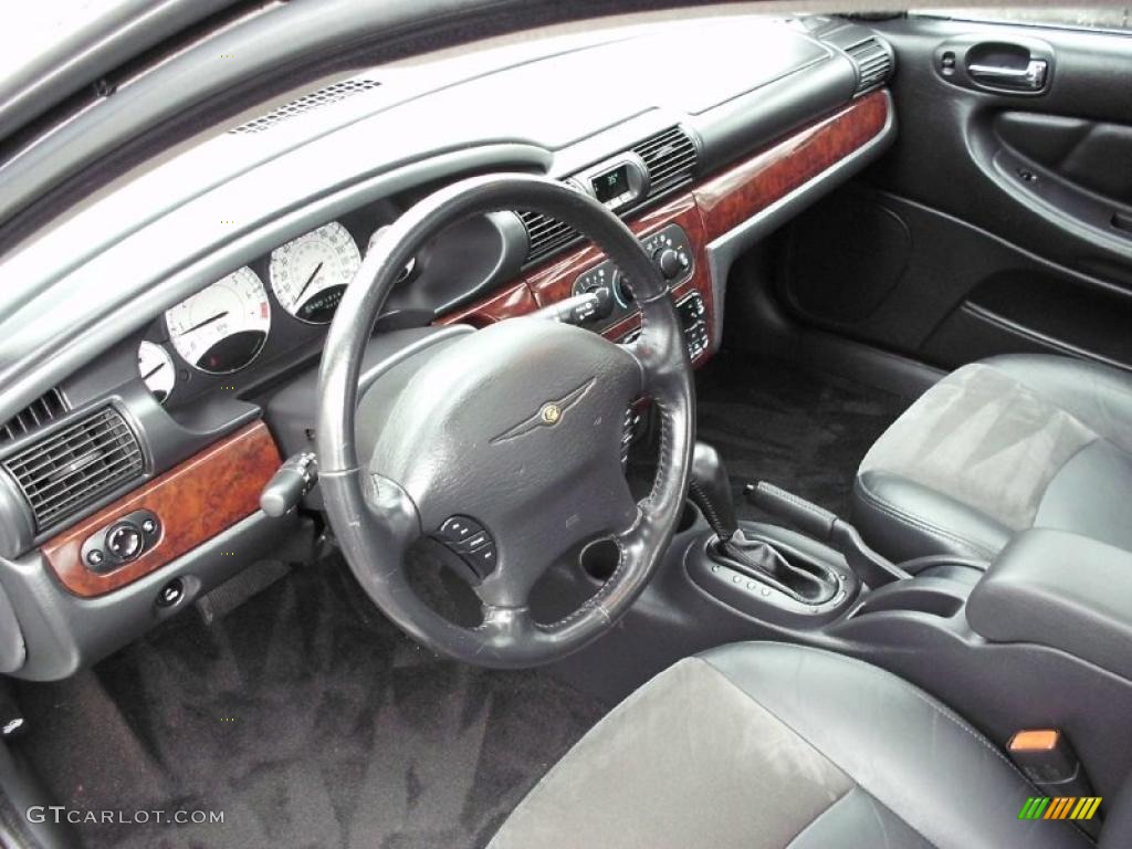 Dark Slate Gray Interior 2003 Chrysler Sebring LXi Sedan Photo #47115896