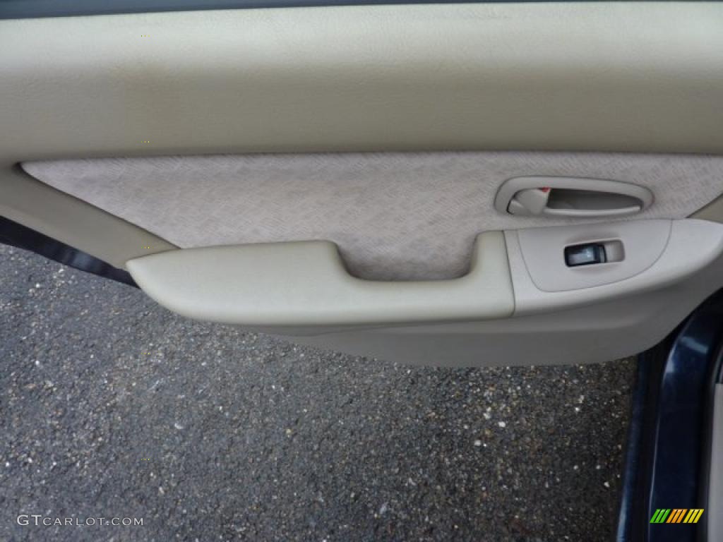 2006 Elantra GLS Sedan - Moonlit Dark Blue / Beige photo #11