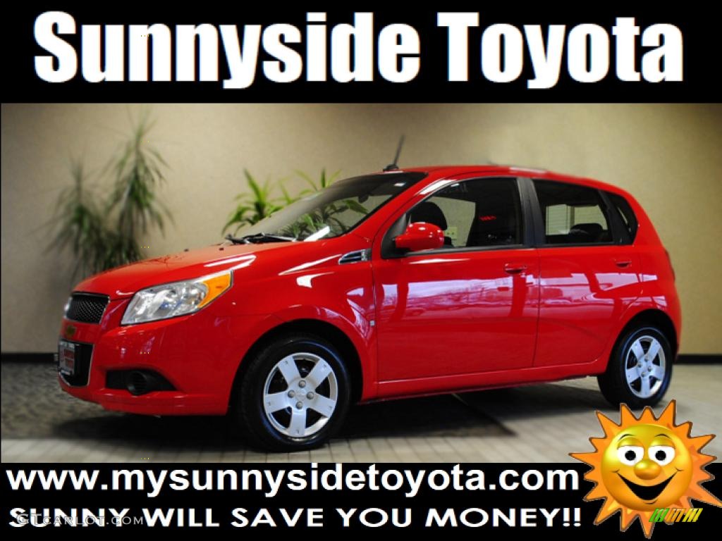 2010 Aveo Aveo5 LT - Sport Red / Charcoal photo #1