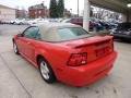 2004 Torch Red Ford Mustang V6 Convertible  photo #2