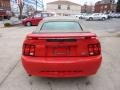 2004 Torch Red Ford Mustang V6 Convertible  photo #3