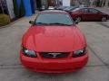 2004 Torch Red Ford Mustang V6 Convertible  photo #10