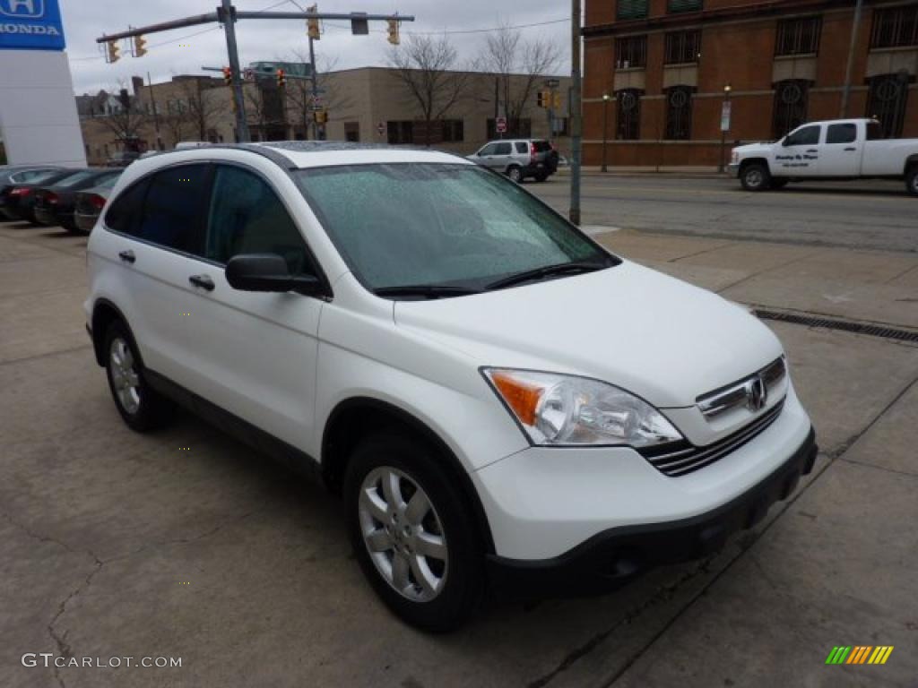 2008 CR-V EX 4WD - Taffeta White / Gray photo #6