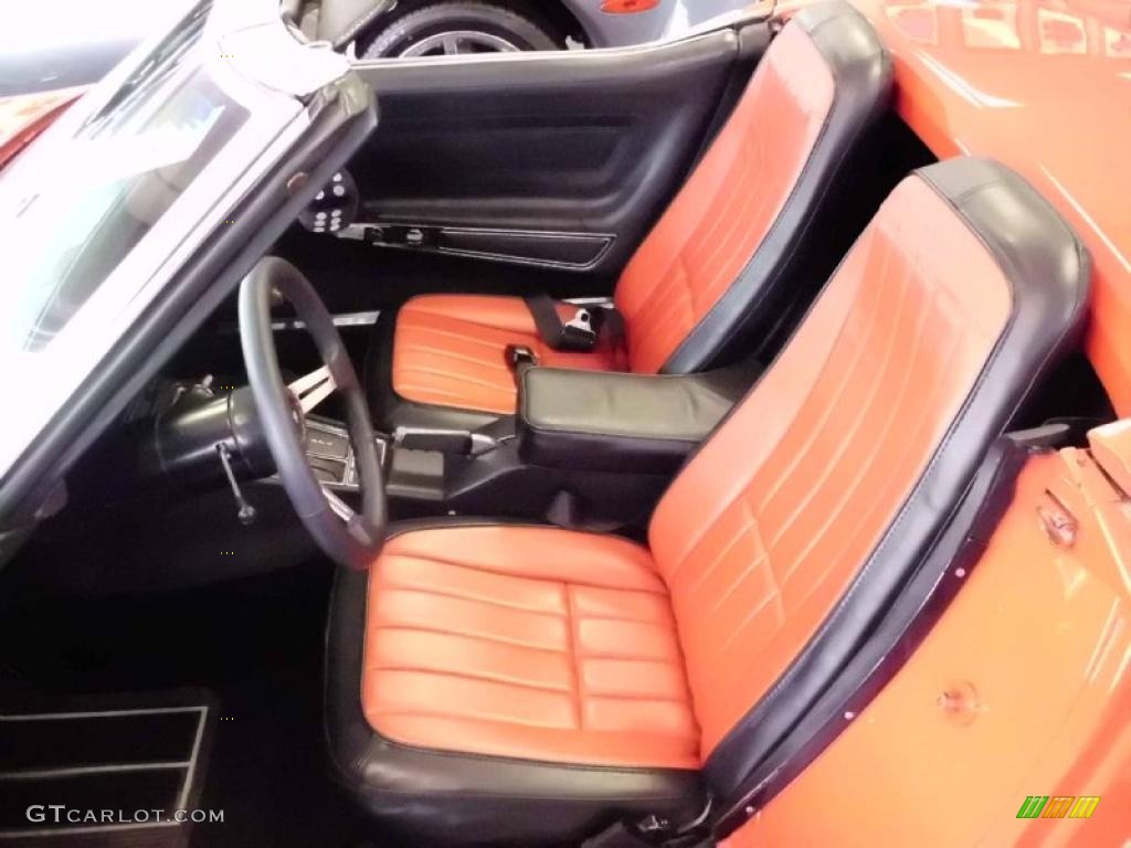 1970 Corvette Stingray Convertible - Monza Red / Red photo #7