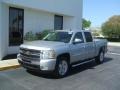 2011 Sheer Silver Metallic Chevrolet Silverado 1500 LT Crew Cab  photo #1