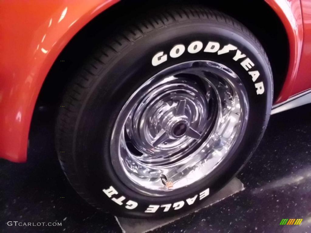 1970 Corvette Stingray Convertible - Monza Red / Red photo #14