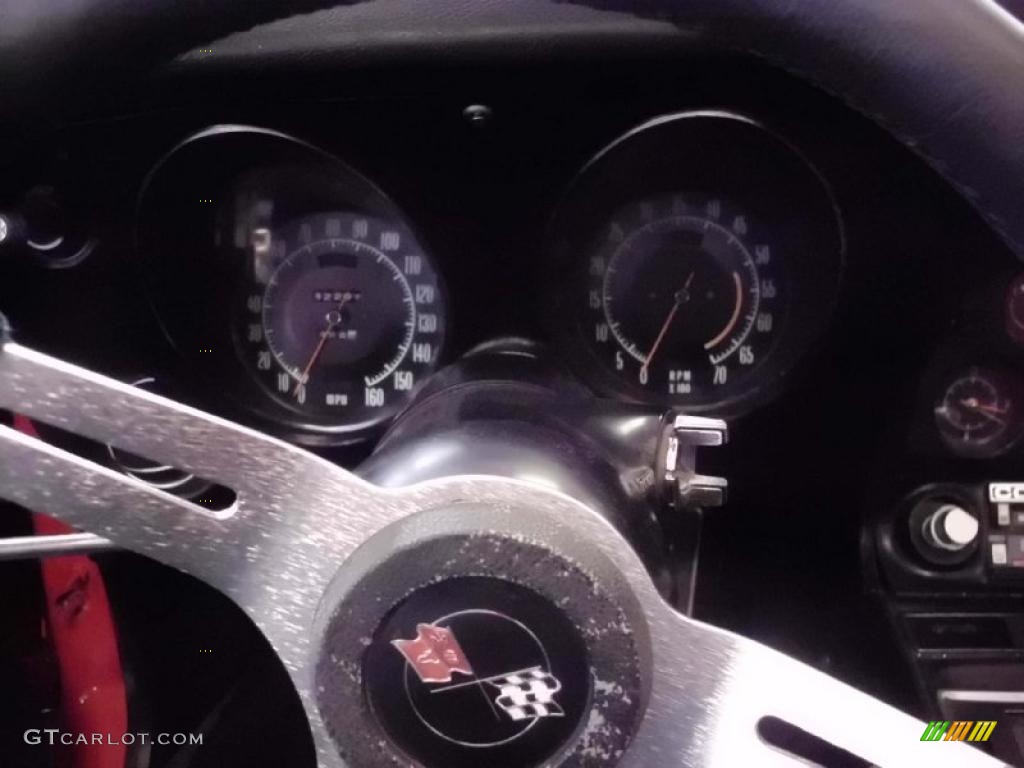 1970 Corvette Stingray Convertible - Monza Red / Red photo #21