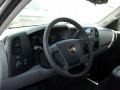 Dark Titanium 2011 Chevrolet Silverado 1500 LS Extended Cab Steering Wheel