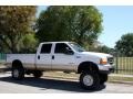 2000 Oxford White Ford F350 Super Duty Lariat Crew Cab 4x4  photo #15