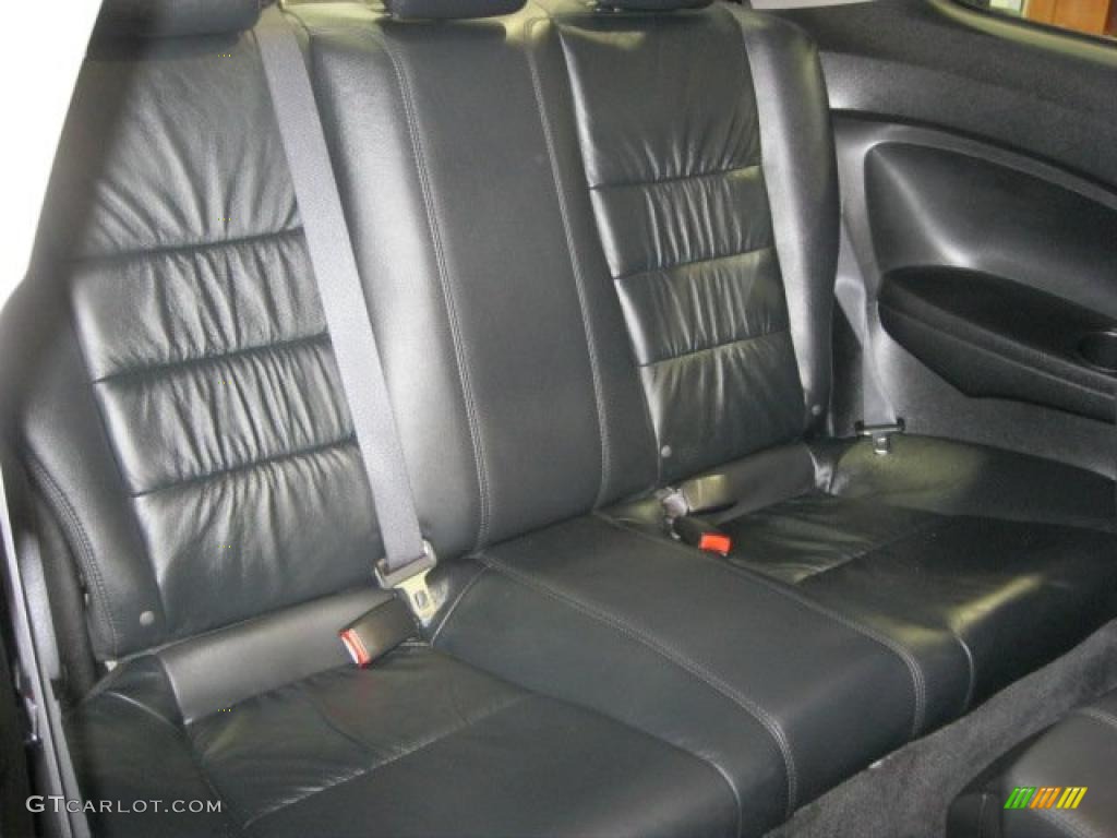 Black Interior 2008 Honda Accord EX-L Coupe Photo #47118284