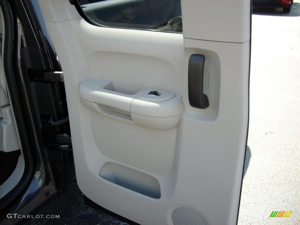 2011 Silverado 1500 LT Extended Cab - Taupe Gray Metallic / Light Titanium/Ebony photo #8