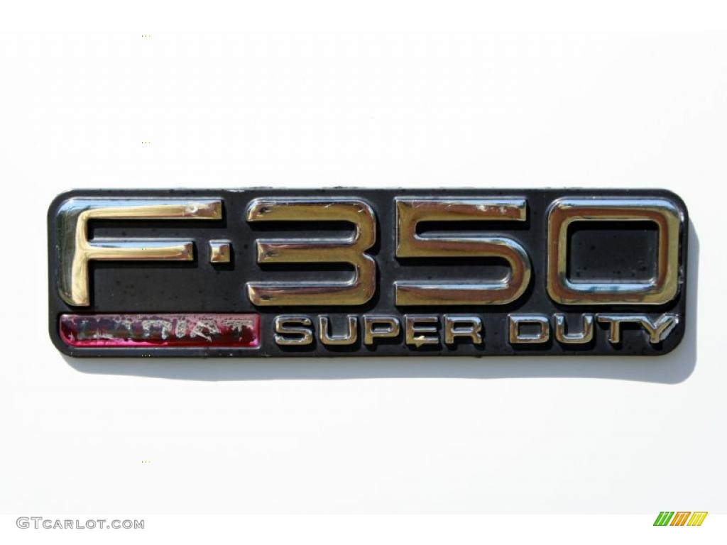 2000 Ford F350 Super Duty Lariat Crew Cab 4x4 Marks and Logos Photo #47118830