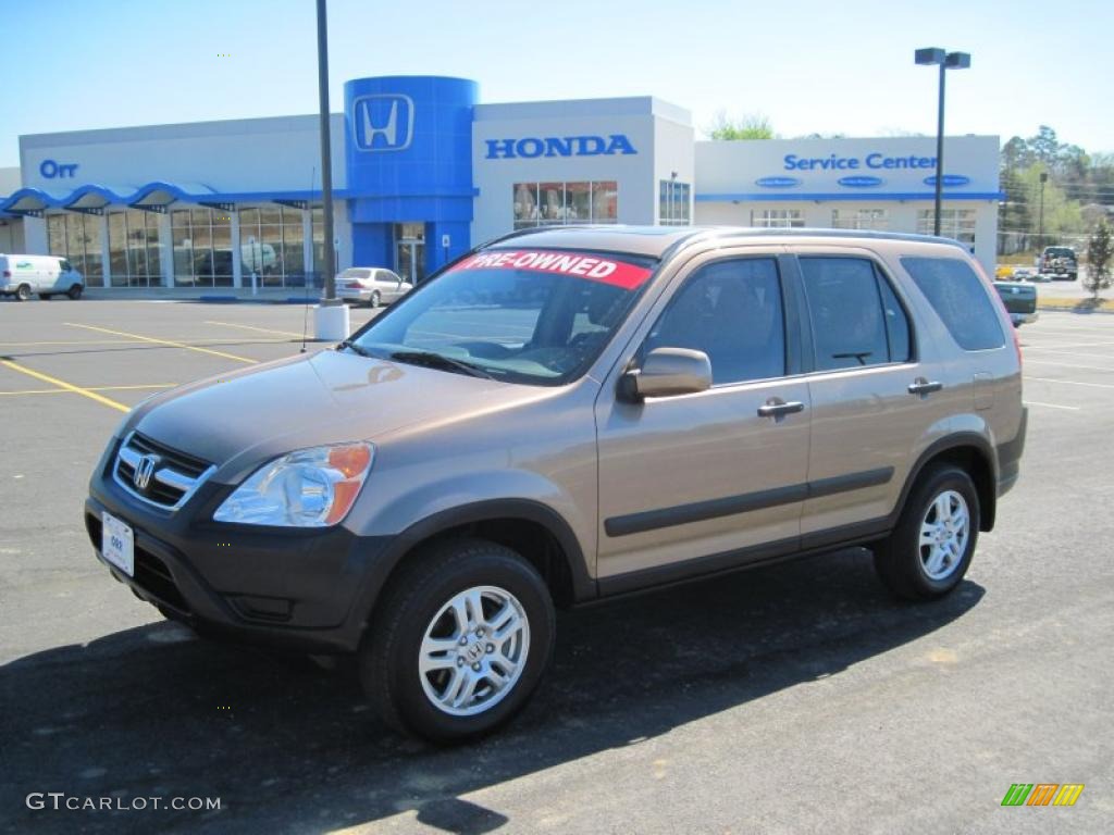 2002 CR-V EX 4WD - Mojave Mist Metallic / Saddle photo #1