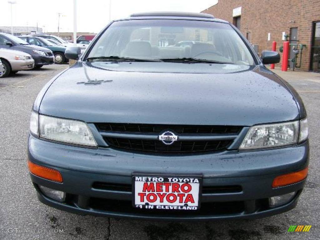 1998 Maxima  - Blue Green Pearl / Beige photo #8