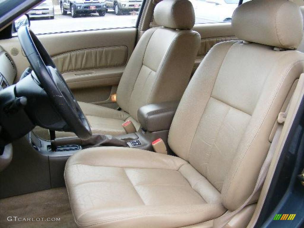 1998 Maxima  - Blue Green Pearl / Beige photo #9