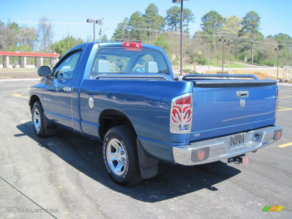 2006 Ram 1500 ST Regular Cab - Atlantic Blue Pearl / Medium Slate Gray photo #3