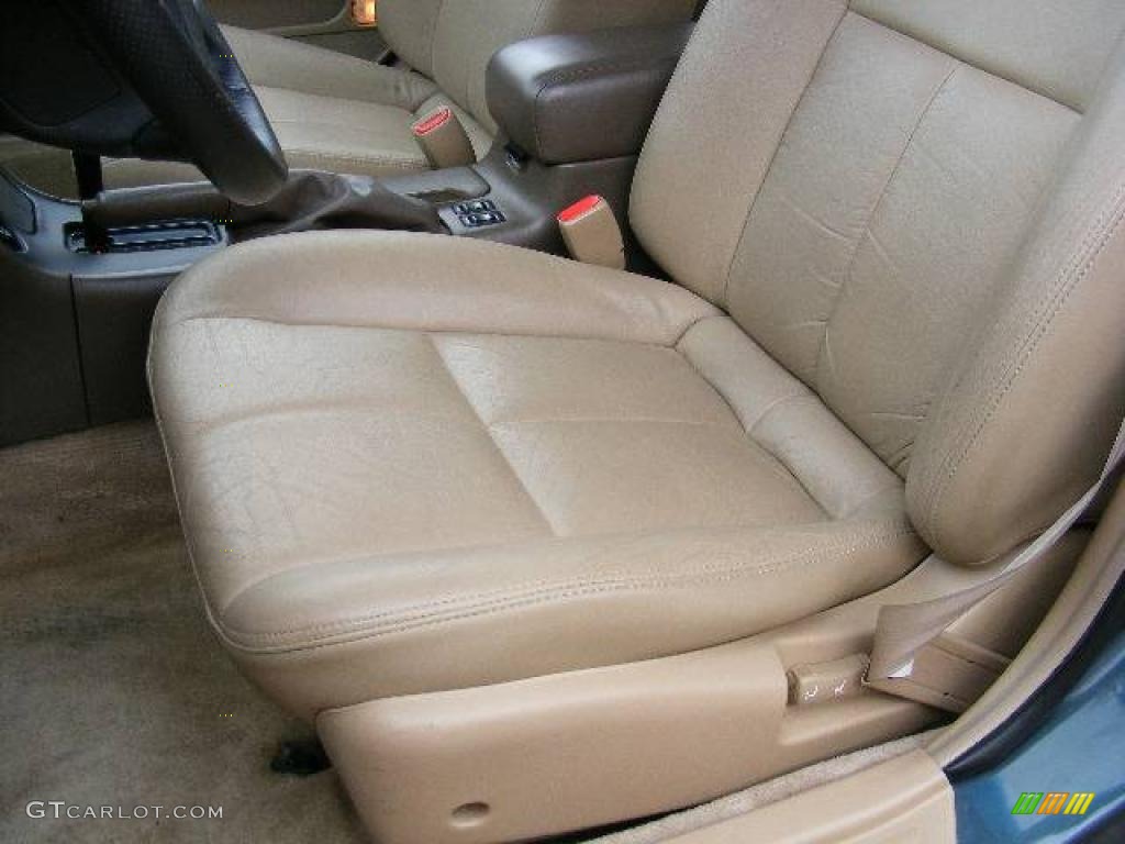 1998 Maxima  - Blue Green Pearl / Beige photo #10