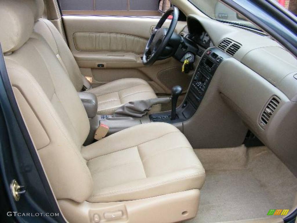1998 Maxima  - Blue Green Pearl / Beige photo #13