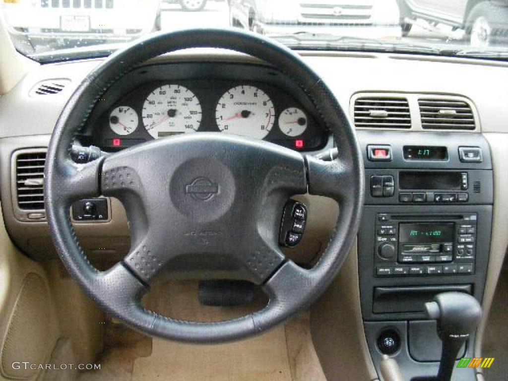 1998 Maxima  - Blue Green Pearl / Beige photo #14