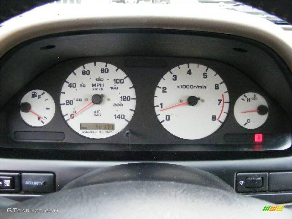 1998 Maxima  - Blue Green Pearl / Beige photo #16