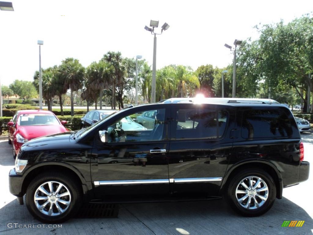 Liquid Onyx Black 2009 Infiniti QX 56 Exterior Photo #47119922