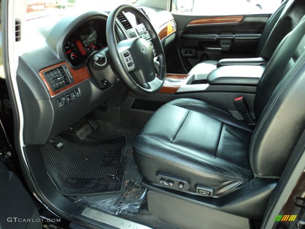 Charcoal Interior 2009 Infiniti QX 56 Photo #47120039