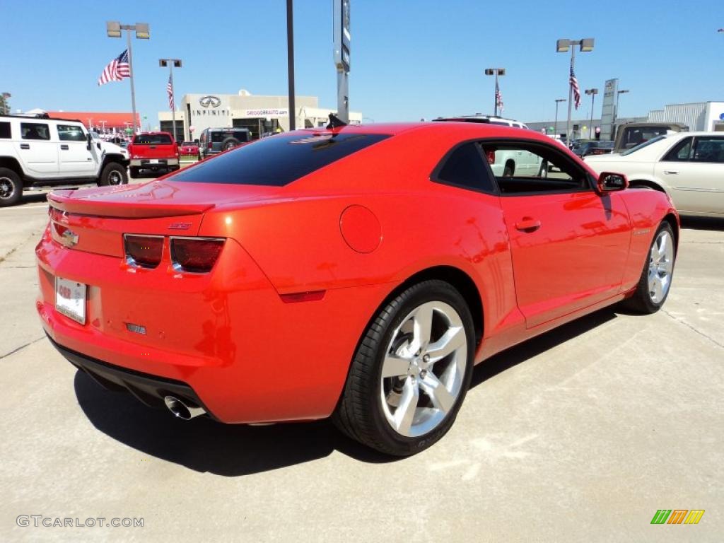 Inferno Orange Metallic 2011 Chevrolet Camaro SS/RS Coupe Exterior Photo #47120333