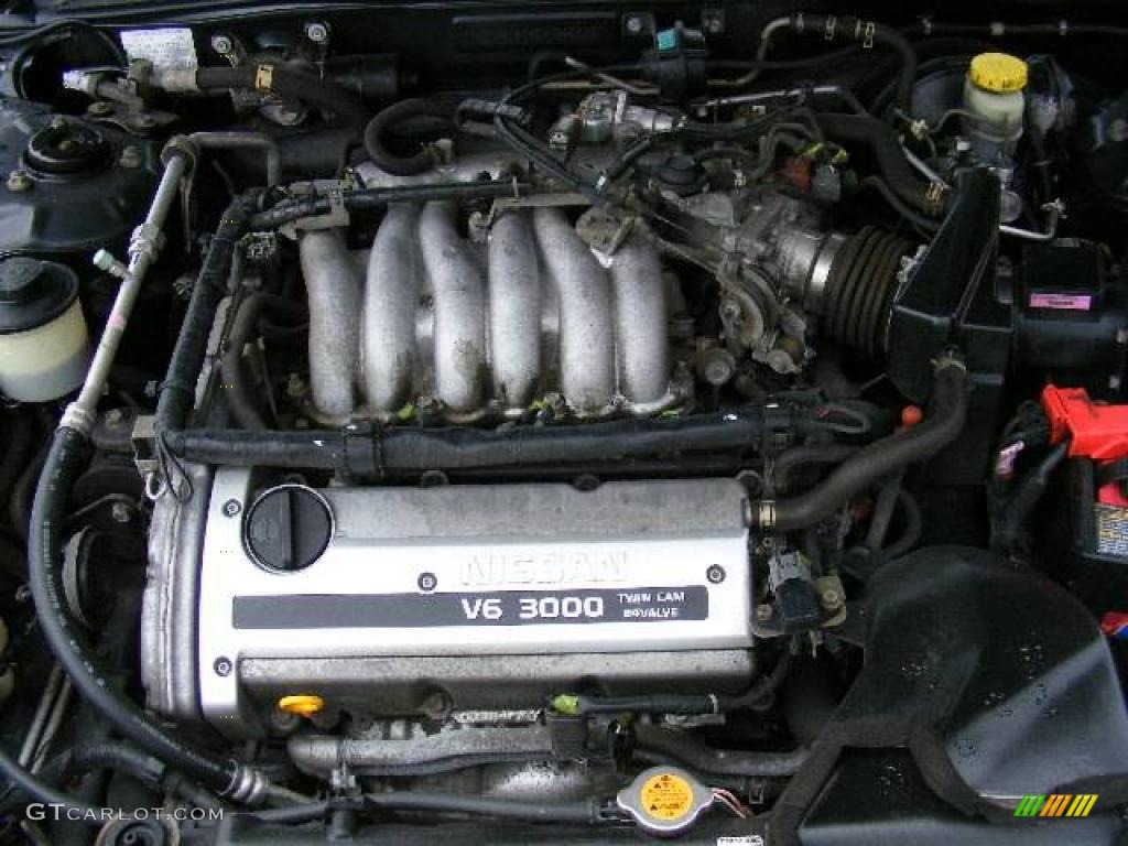 1998 Maxima  - Blue Green Pearl / Beige photo #28