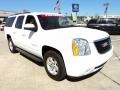 2010 Summit White GMC Yukon XL SLT 4x4  photo #2