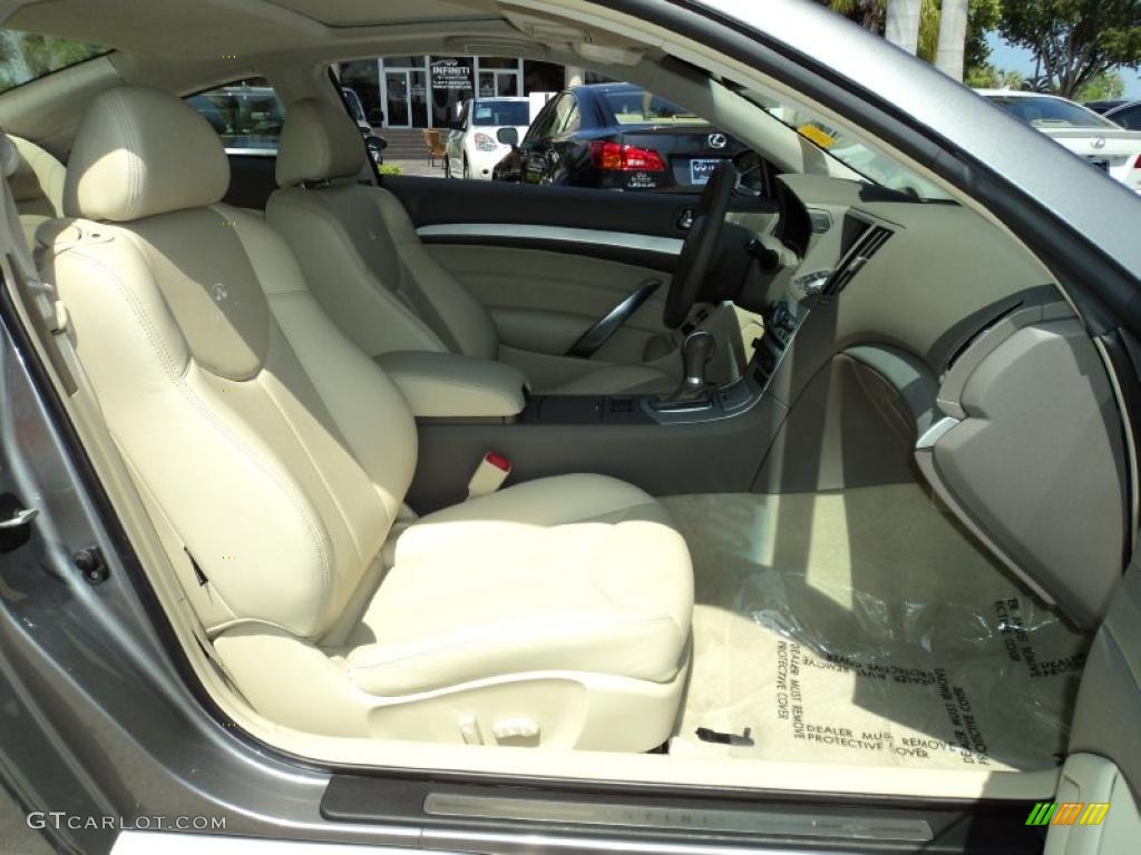 Wheat Interior 2008 Infiniti G 37 Coupe Photo #47121128