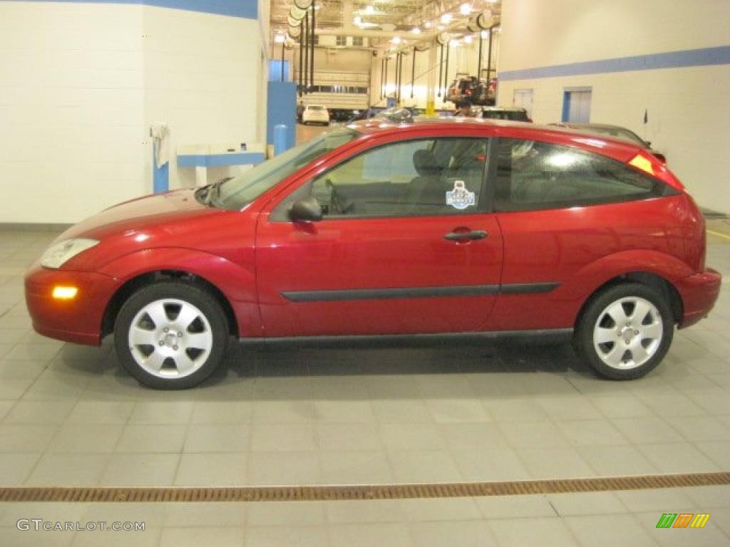 Sangria Red Metallic 2002 Ford Focus ZX3 Coupe Exterior Photo #47121326