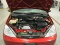 2002 Sangria Red Metallic Ford Focus ZX3 Coupe  photo #6