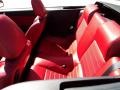 Red Leather 2005 Ford Mustang V6 Premium Convertible Interior Color