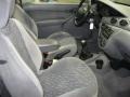 Medium Graphite 2002 Ford Focus ZX3 Coupe Interior Color