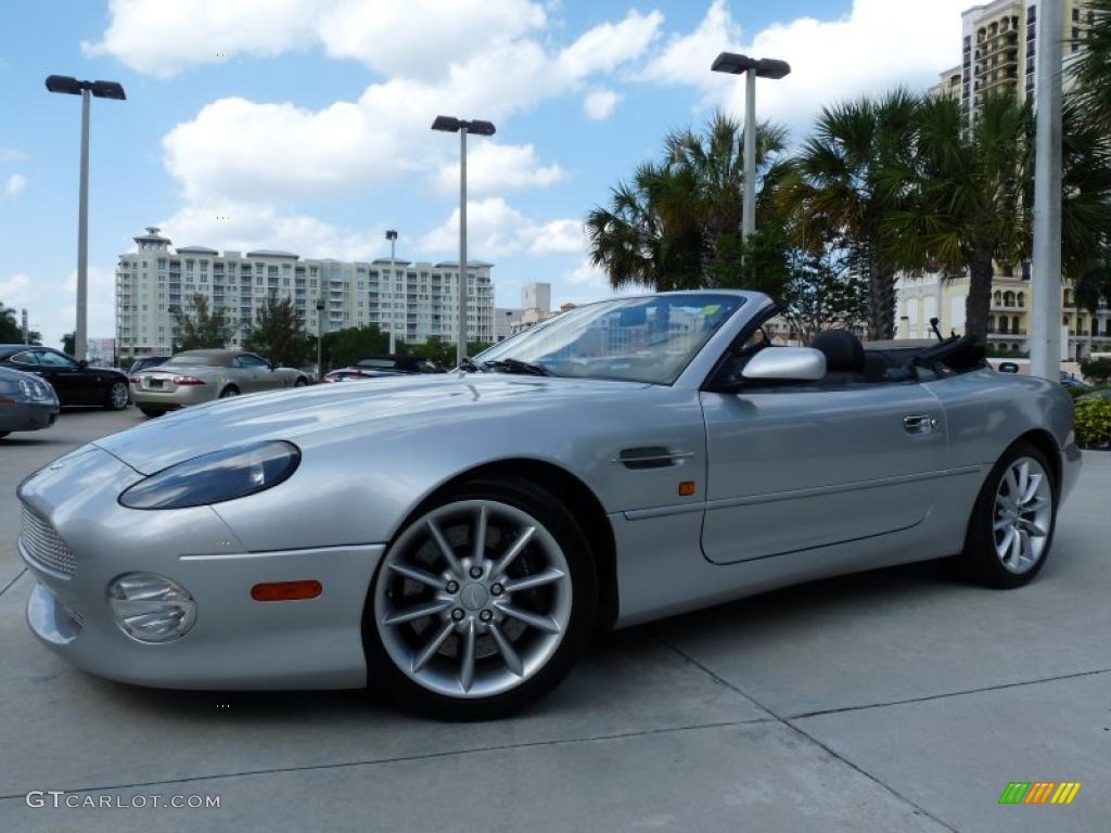 2002 DB7 Vantage Volante - Argento Nurburgring (Silver Metallic) / Charcoal photo #1