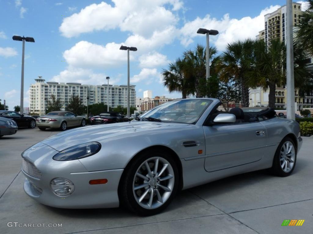 Argento Nurburgring (Silver Metallic) 2002 Aston Martin DB7 Vantage Volante Exterior Photo #47122275