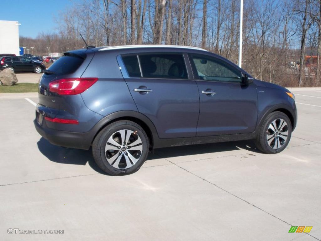 Twilight Blue 2011 Kia Sportage EX AWD Exterior Photo #47122287