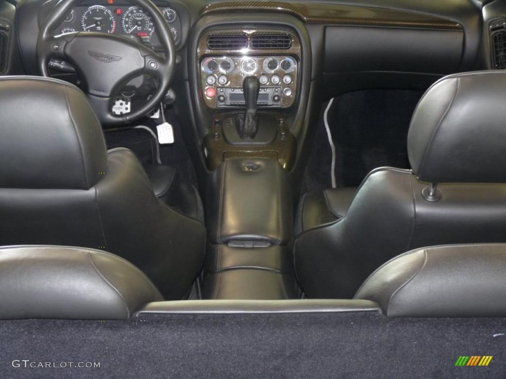 2002 Aston Martin DB7 Vantage Volante Charcoal Dashboard Photo #47122422