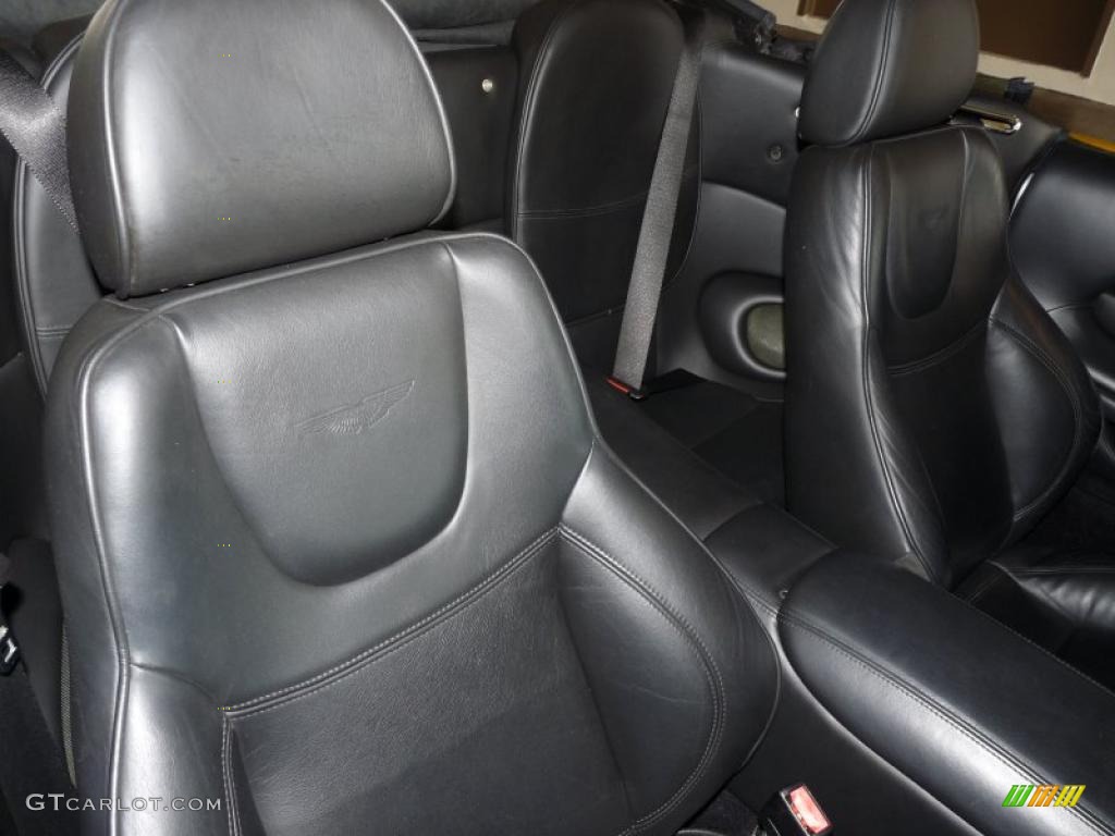 Charcoal Interior 2002 Aston Martin DB7 Vantage Volante Photo #47122506