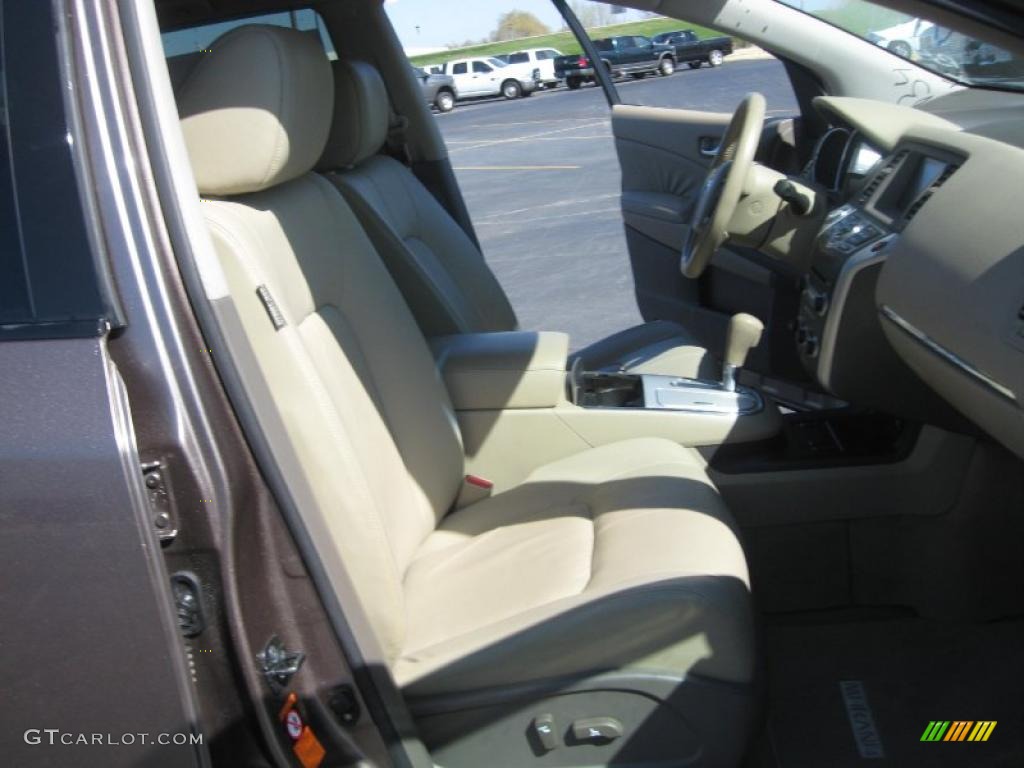 2009 Murano SL - Tinted Bronze Metallic / Beige photo #17