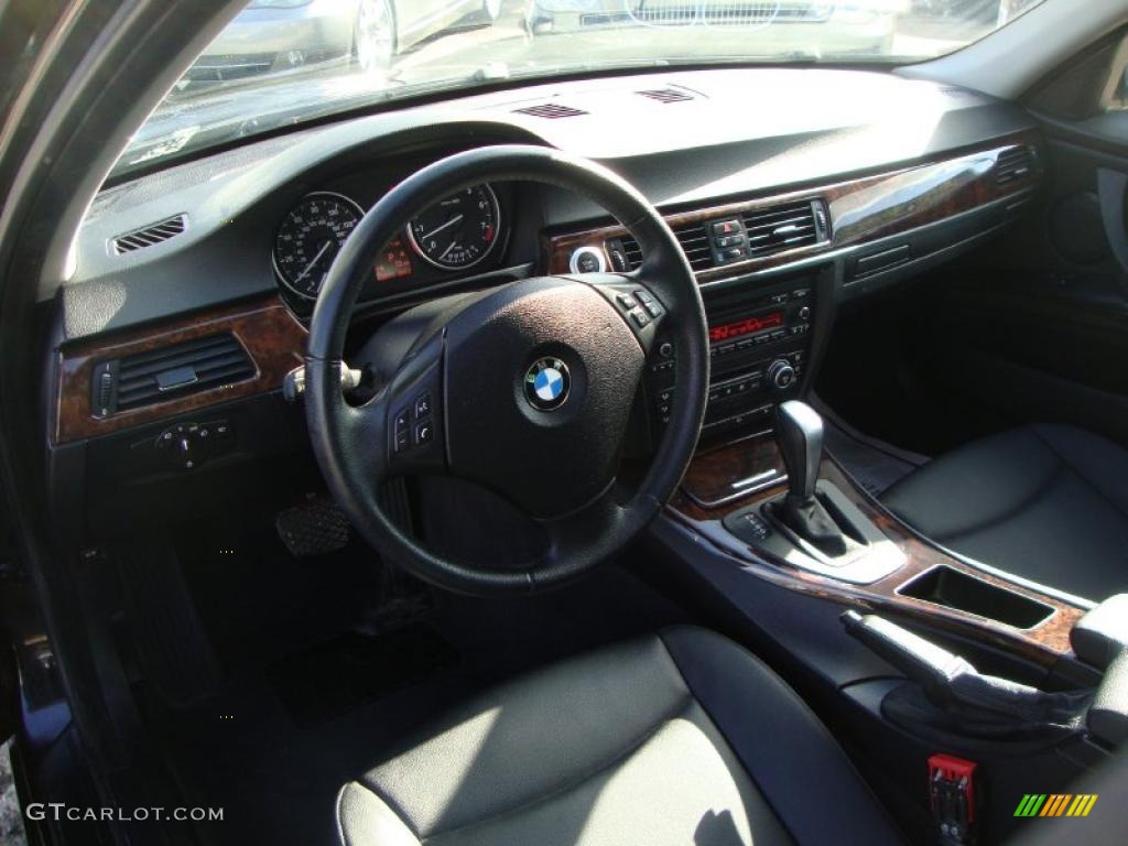2008 3 Series 328xi Sedan - Black Sapphire Metallic / Black photo #5